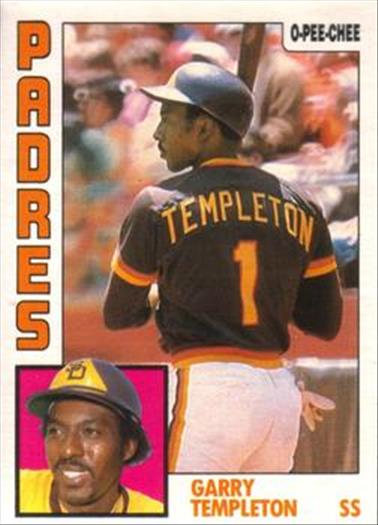 1984 O-Pee-Chee Baseball Cards 173     Garry Templeton